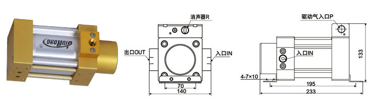 单驱动头单作用樱桃app污下载泵外形尺寸图